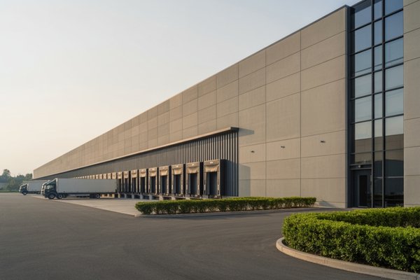 Bodega de Ferher Group en Hidalgo, Texas, para recepción y manejo de mercancía.